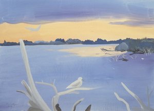 Le Rhône au Gabian, 1987 - Marie Hugo
